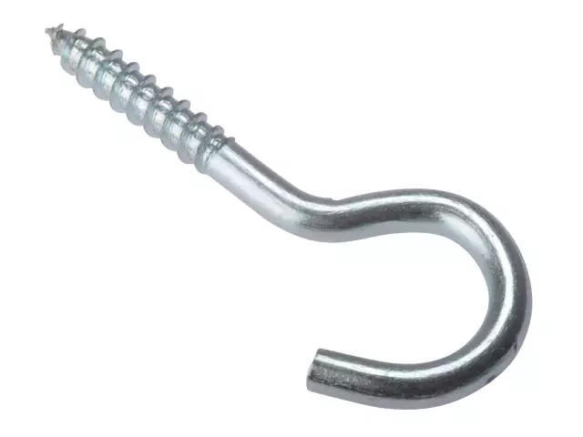Screw Hook Zinc Plated 100mm x 18g Pk10 - 10SH10018